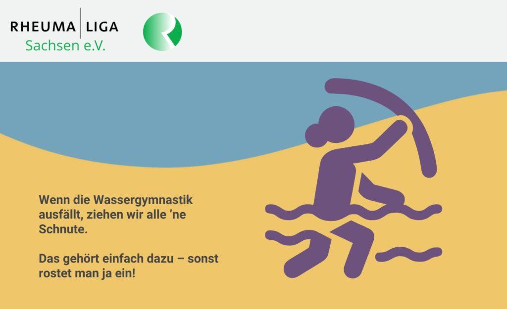 Alternativtext: Frau schwimmt